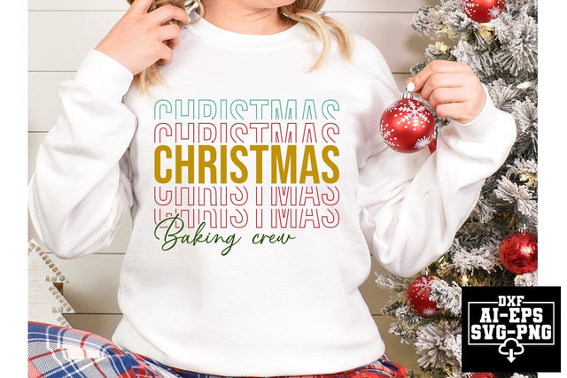 Christmas Baking Crew Svg Cut Files Creative Art SVG CraftlabSvg55 