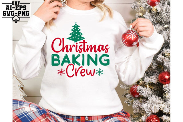 Christmas Baking Crew Svg Cut Files Creative Art SVG CraftlabSvg55 
