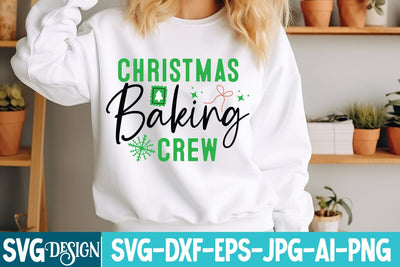 Christmas Baking Crew SVG Design,Christmas Baking Crew Quotes,Christmas SVG Design,Christmas SVG,hristmas Retro SVG Design,Christmas t-Shirt Design,Christmas sublimation Design png SVG BlackCatsMedia 
