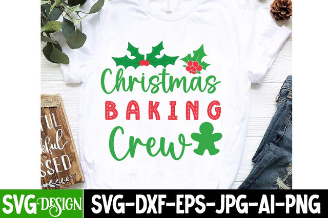 Christmas Baking Crew Svg Design,Christmas SVG ,Christmas SVG Design, Christmas SVG Bundle,Farmhouse Christmas SVG,Funny Christmas SVG Design SVG BlackCatsMedia 