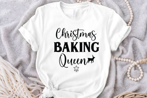 Christmas baking queen, Christmas Quotes Design , Sublimation Print SVG FiveStarCrafting 