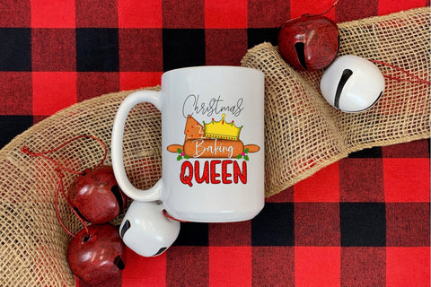 Christmas Baking Queen PNG Sublimation Sublimation CraftLabSVG 