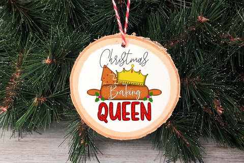 Christmas Baking Queen PNG Sublimation Sublimation CraftLabSVG 