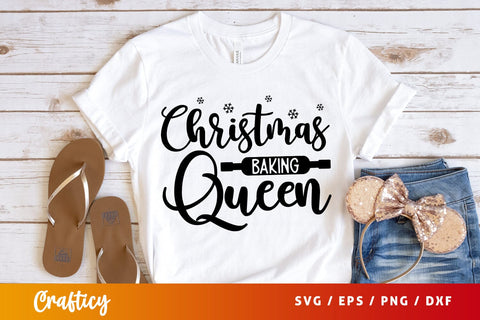 Christmas baking queen SVG Design SVG Designangry 