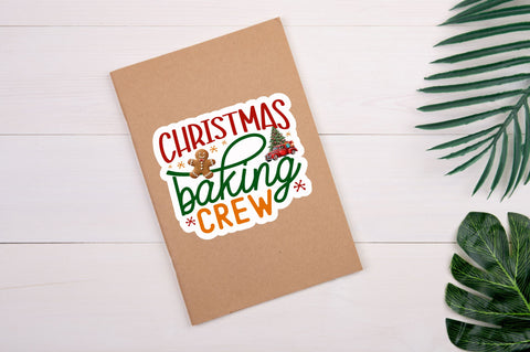 Christmas baking Sticker Design Sublimation Regulrcrative 