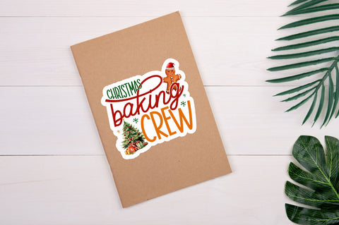 Christmas baking Sticker Design Sublimation Regulrcrative 
