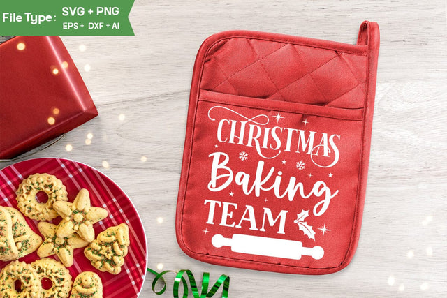 Christmas Baking Team Pot Holder Svg, Christmas SVG Design, Christmas Pot Holder Svg Design,SVGs,Quotes and Sayings,Food & Drink,On Sale, Print & Cut SVG DesignPlante 503 