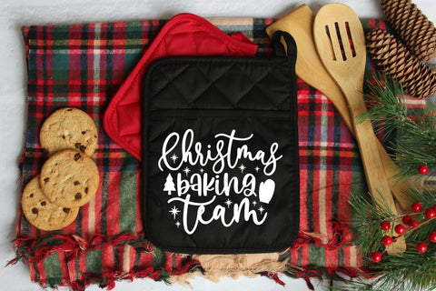 Christmas Baking Team, Pot Holder SVG SVG CraftLabSVG 