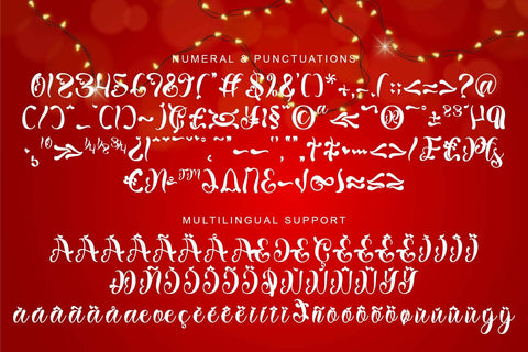 Christmas Balethy Font Prasetya Letter 