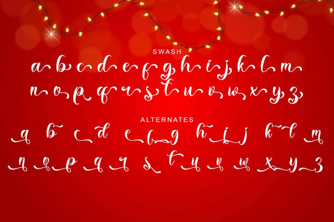 Christmas Balethy Font Prasetya Letter 