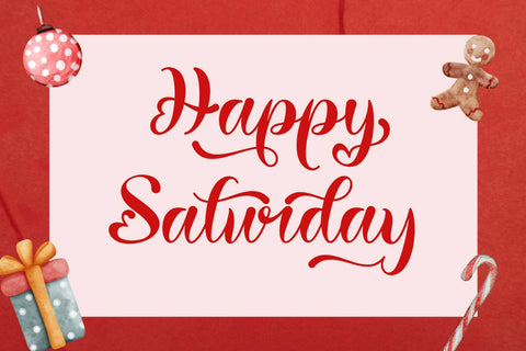 Christmas Balethy Font Prasetya Letter 