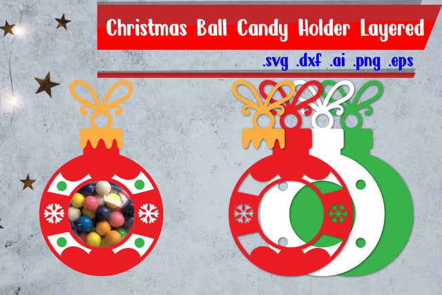 Christmas Ball Candy Holder | Christmas Ball Candy Dome 3D Paper zafrans studio 
