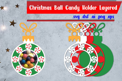 Christmas Ball Candy Holder | Christmas Ball Candy Dome 3D Paper zafrans studio 