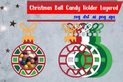 Christmas Ball Candy Holder | Christmas Ball Candy Dome 3D Paper zafrans studio 