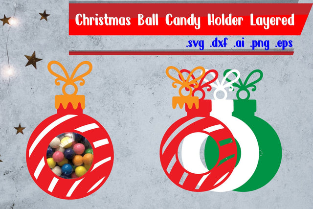 Christmas Ball Candy Holder | Christmas Ball Candy Dome 3D Paper zafrans studio 
