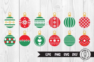 Christmas Balls SVG, Christmas ornaments SVG dadan_pm 