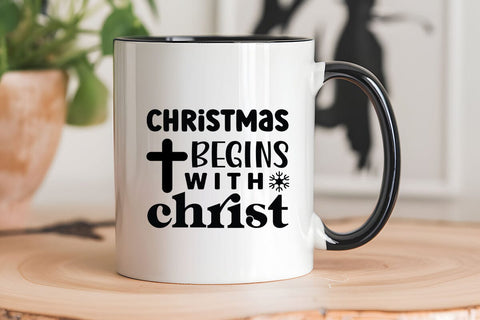 Christmas begins with christ SVG Angelina750 