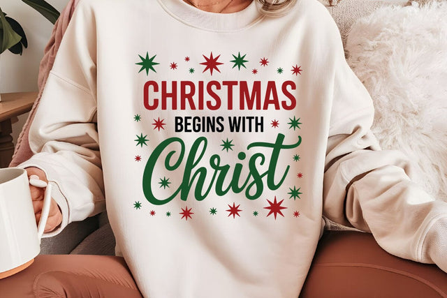 Christmas Begins With Christ SVG Angelina750 