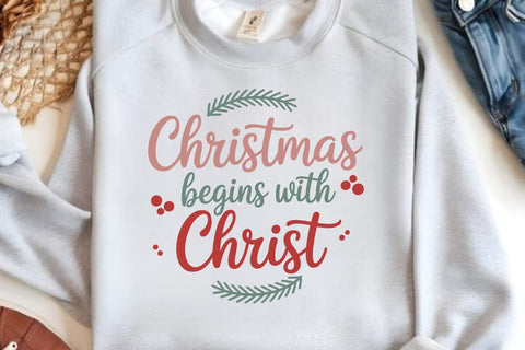 Christmas Begins With Christ SVG Angelina750 