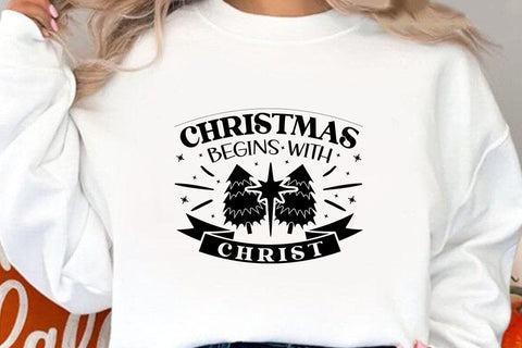 Christmas begins with christ SVG Angelina750 