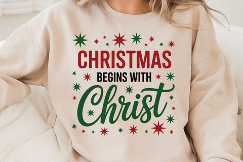 Christmas Begins With Christ SVG Angelina750 
