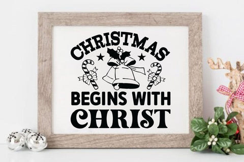 Christmas begins with christ SVG Angelina750 
