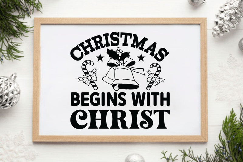 Christmas begins with christ SVG Angelina750 