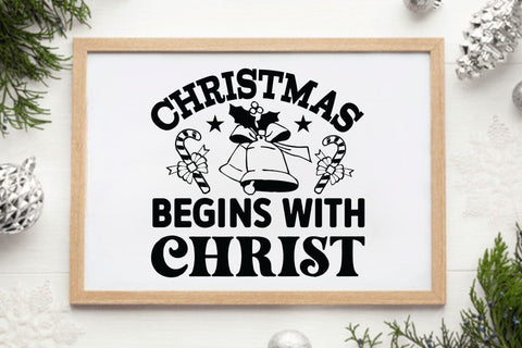 Christmas begins with christ SVG Angelina750 
