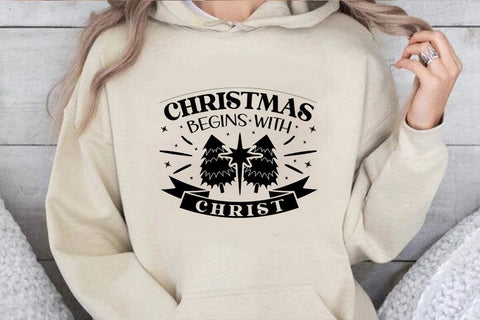 Christmas begins with christ SVG Angelina750 