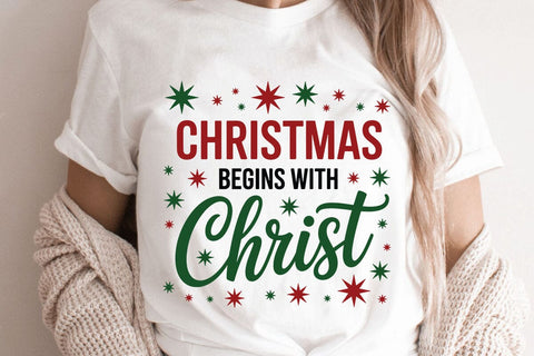 Christmas Begins With Christ SVG Angelina750 