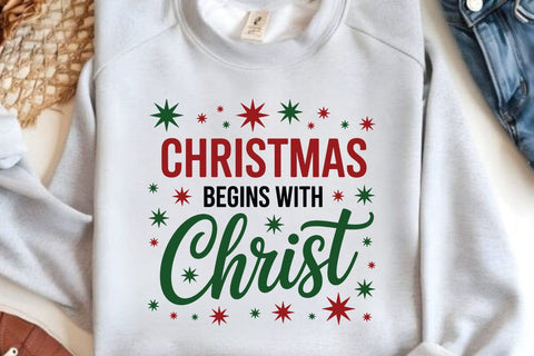 Christmas Begins With Christ SVG Angelina750 