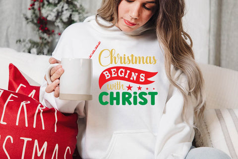 Christmas begins with christ SVG Angelina750 