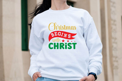 Christmas begins with christ SVG Angelina750 