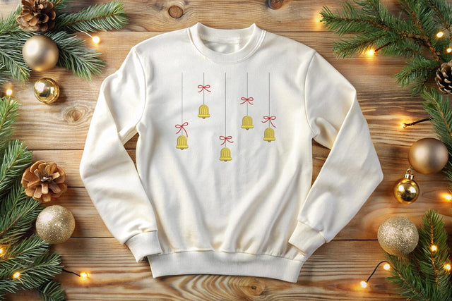 Christmas Bells on Strings Embroidery Embroidery/Applique DESIGNS Risa Rocks It 