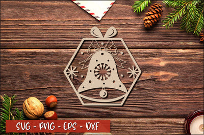 Christmas Bells Ornament Laser Cut SVG SVG Shetara Begum 