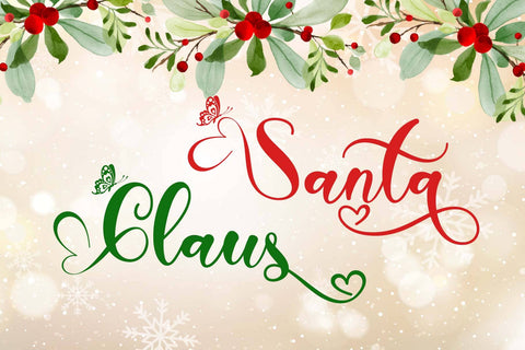Christmas Betterlove Font Prasetya Letter 