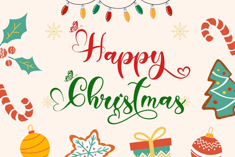 Christmas Betterlove Font Prasetya Letter 