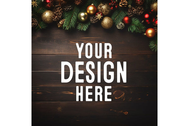 Christmas Black Background Mockup Mock Up Photo Craftlabsvg24 
