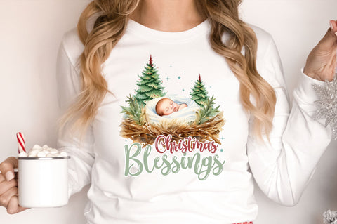Christmas blessings png design Sublimation Regulrcrative 
