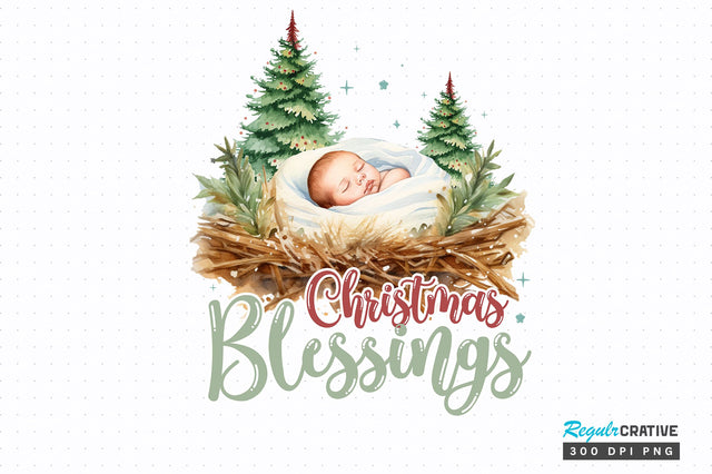Christmas blessings png design Sublimation Regulrcrative 