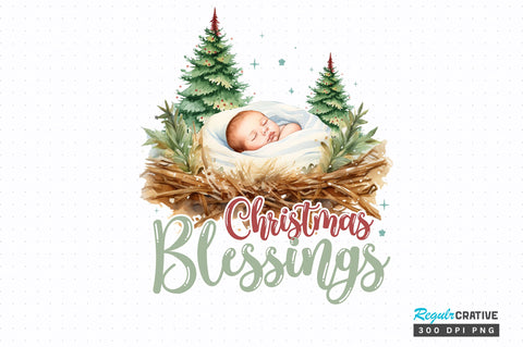 Christmas blessings png design Sublimation Regulrcrative 
