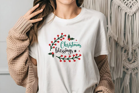 Christmas blessings SVG Angelina750 