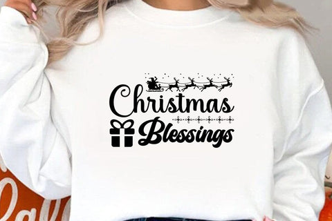 Christmas blessings SVG Angelina750 