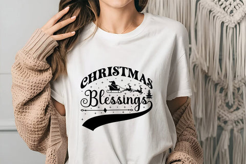 Christmas blessings SVG Angelina750 