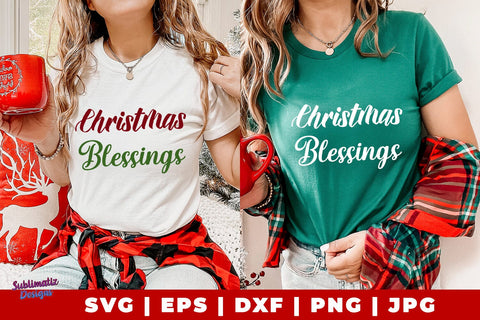 Christmas Blessings SVG | Christmas Blessings Sign Laser SVG | Chistmas Sign Laser SVG | Christmas Sublimation Design PNG SVG Sublimatiz Designs 
