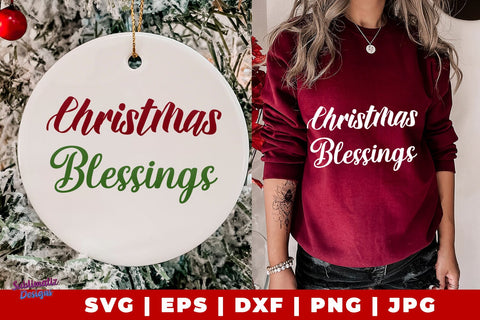Christmas Blessings SVG | Christmas Blessings Sign Laser SVG | Chistmas Sign Laser SVG | Christmas Sublimation Design PNG SVG Sublimatiz Designs 