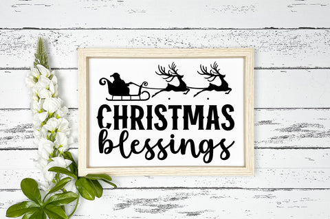 Christmas blessings svg design SVG Regulrcrative 