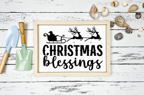 Christmas blessings svg design SVG Regulrcrative 