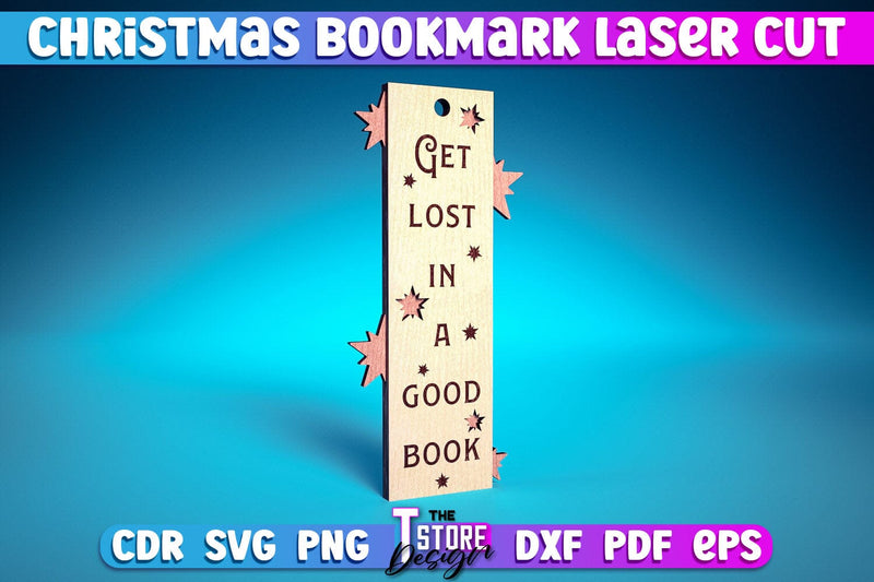 Christmas Bookmark Laser Cut | Magic Design | Christmas Wishes | CNC Files SVG The T Store Design 