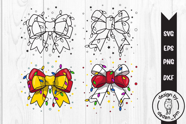 Christmas bows svg, printable, holiday, decor SVG dadan_pm 